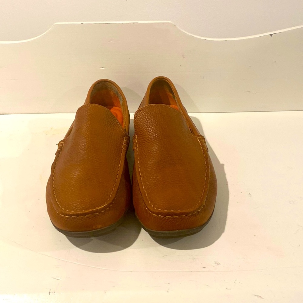 Leather driving loafer